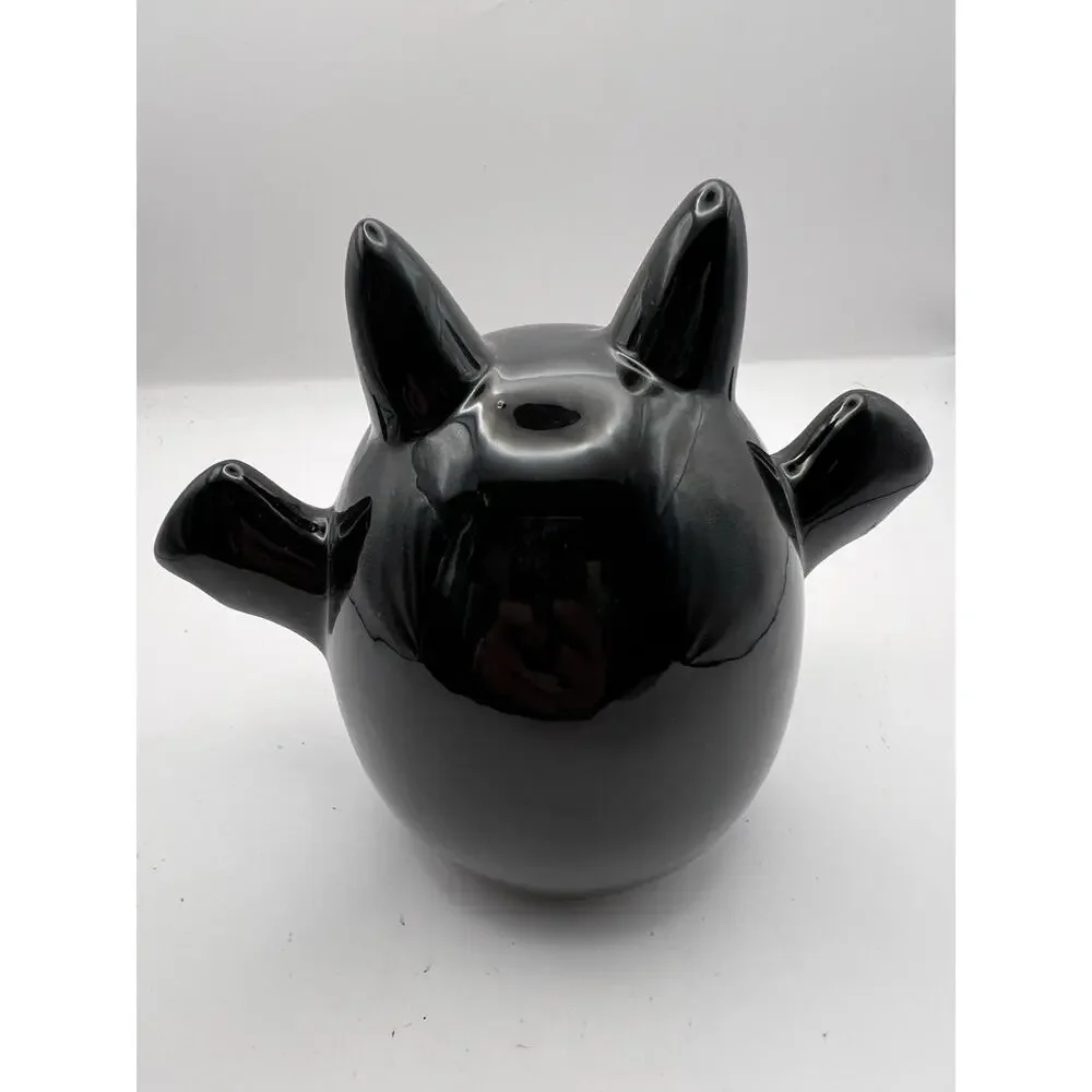 Target Ceramic Bat Halloween Decor Decorative Figurine Stars Light Up 5”